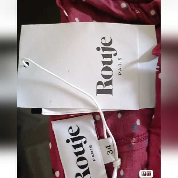 Rouje Red Floral Printed Midi Wrap Glorie Skirt - Picture 5 of 11